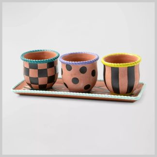 MacKenzie-Childs Persephone Herb Pots
