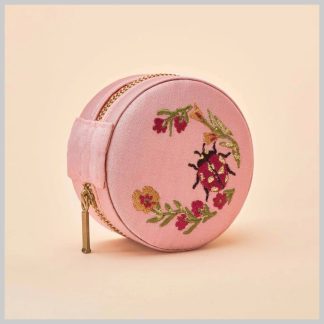 Powder Design Jewlery Box-Mini Round - Ladybird in Rose