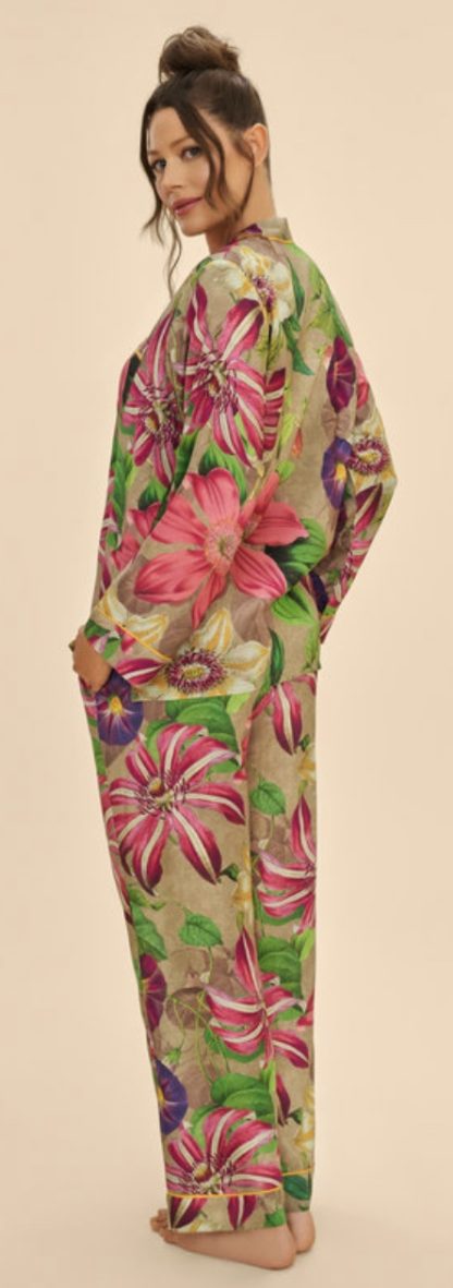 Powder Designs Oversized Botanicals Long Pj Large