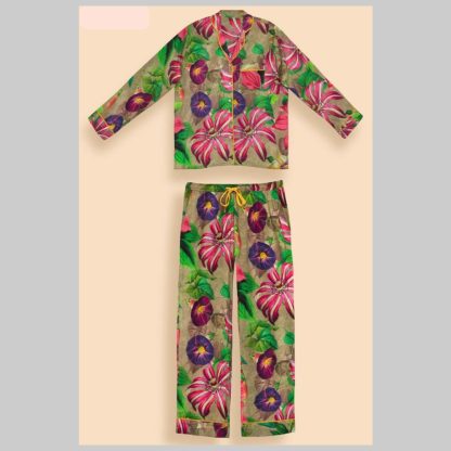 Powder Design Oversized Botanicals Long Pj Large