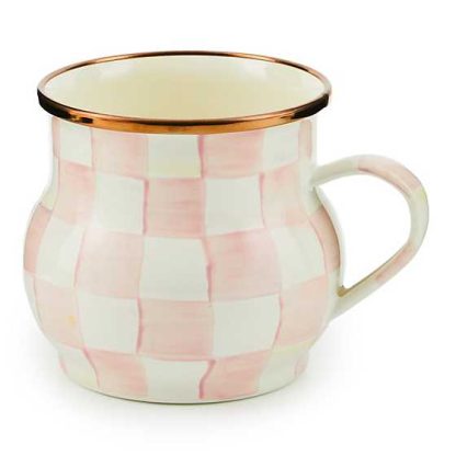 MacKenzie-Childs Rosy Check Mug