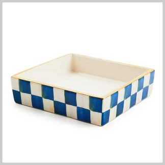 MacKenzie-Childs Royal Check Cocktail Napkin Holder