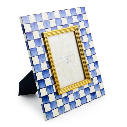 MacKenzie-Childs Frame, Royal Check 5x7 - Image 7