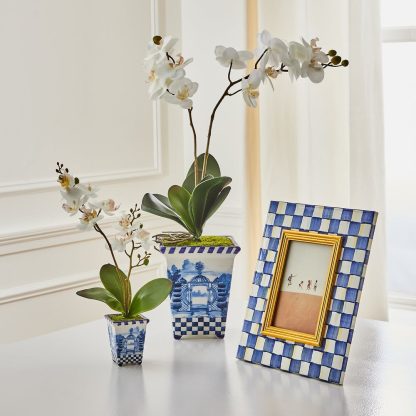 MacKenzie-Childs Frame, Royal Check 5x7 - Image 3