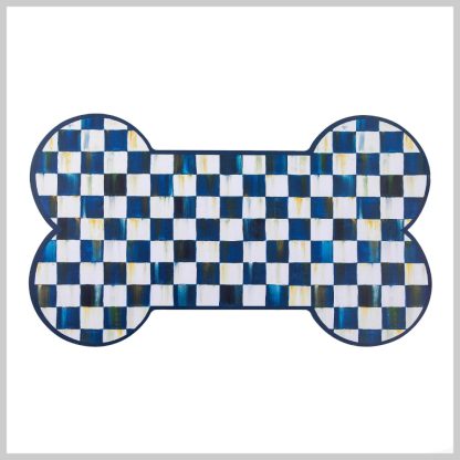 MacKenzie-Childs Pet- Royal Check Pup Placemat