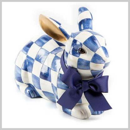 MacKenzie-Childs Royal Check Resting Bunny