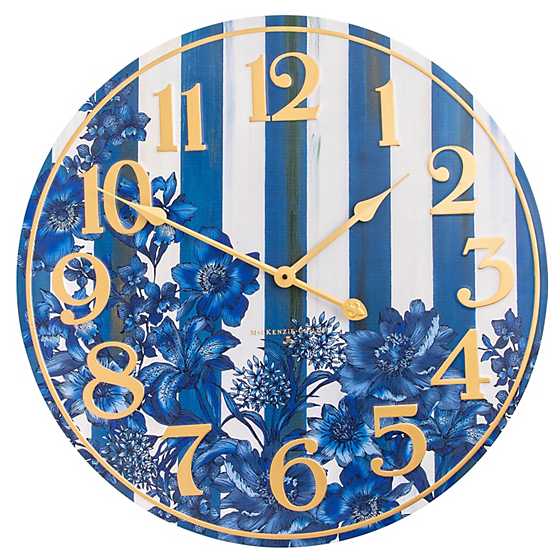 Mackenzie-Childs English Garden Outdoor Wall Clock - La Petite Maison ...