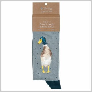 Wrendale Men's Socks "Guard Duck"