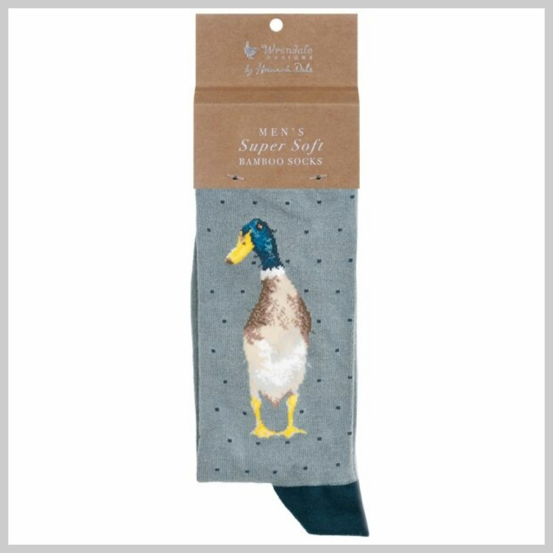 Wrendale Men's Socks "Guard Duck"