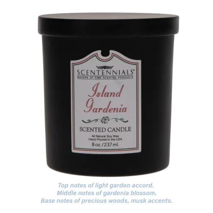 Scentennials Scented Candle - Island Gardenia (8oz)