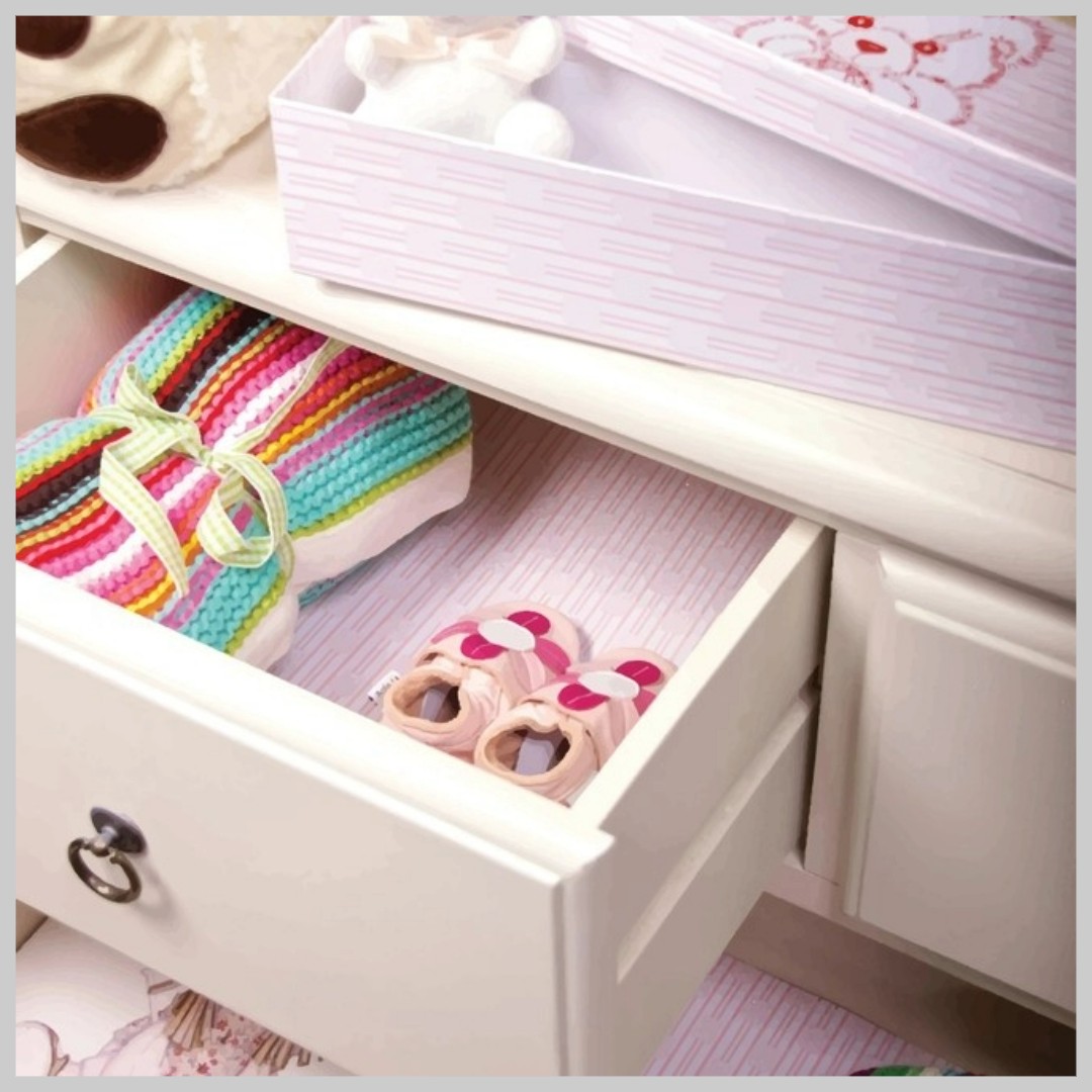 Scented Drawer Liners-Nursery Pink
