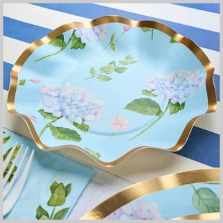 SophistiPlate Wavy Hydrangea Appetizer/Dessert Bowl