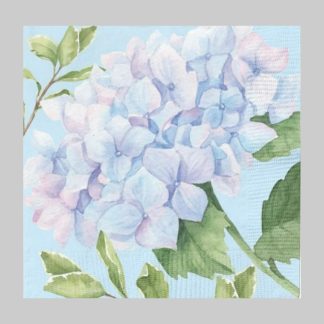 SophistiPlate Hydrangeas Cocktail Napkins