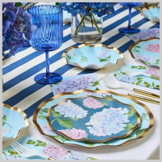SophistiPlate Wavy Hydrangea Salad Plate