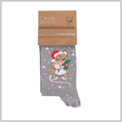Socks "Christmas Mouse"