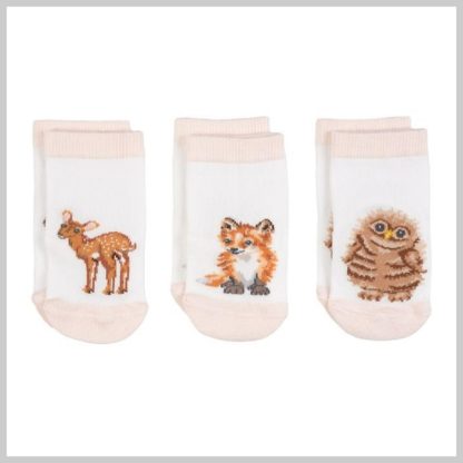 Little Wren Baby Socks "Little Forest" 0-6 months