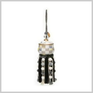 MacKenzie-Childs Tassel-Sterling Check