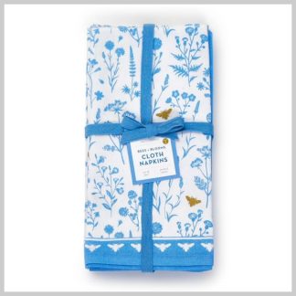 Cloth Napkins-Bee & Blooms- Set of 4