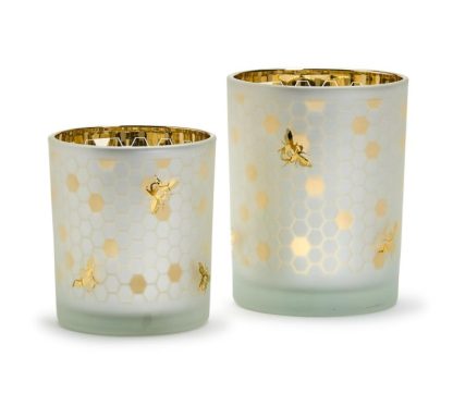 Golden Bee Candle Holder-Set of 2 - Image 2