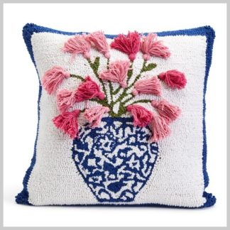 Chinoiserie Vase Throw Pillow