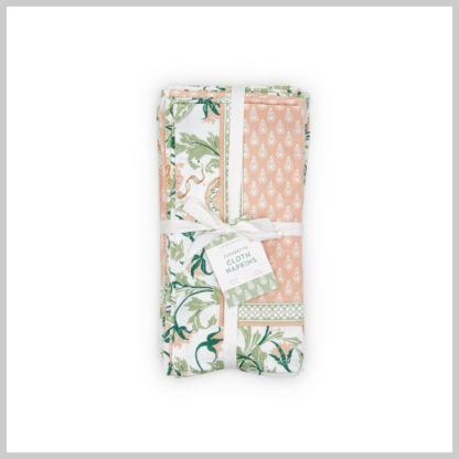 Cloth Napkins-Fleurette- Set of 4
