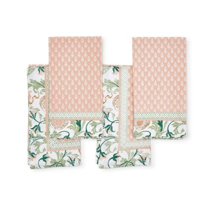 Cloth Napkins Cloth Napkins Fleurette Napkins Set of 4 - Image 2