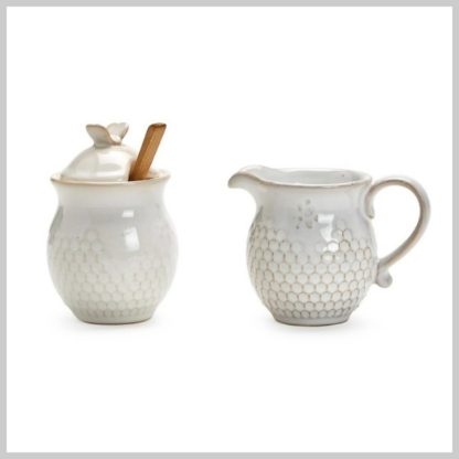 Honeycomb Tea & Sugar Set