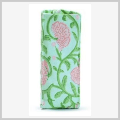 "Looking Good" Floral Block Eyeglass & Pencil Holder-Green