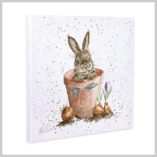 Wrendale Canvas "The Flower Pot"