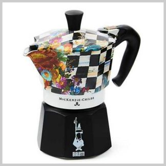 MacKenzie-Childs Courtly Flower Market 3 Cup Moka Pot