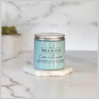 Milk & Pail - Cedar & Lavender Whipped Sugar Scrub