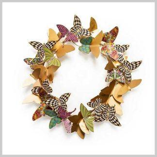 MacKenzie-Childs Wreath-Butterfly Metal