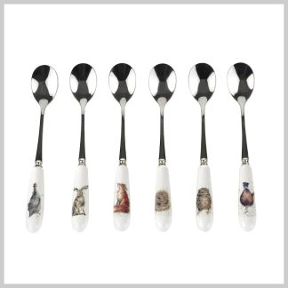Wrendale Tabletop-Teaspoons "Woodland Creatures" Set of 6