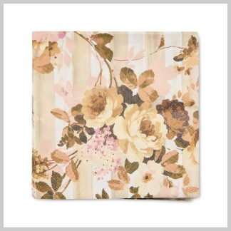 MacKenzie-Childs Fall Collection-Wild Rose Dinner Napkins