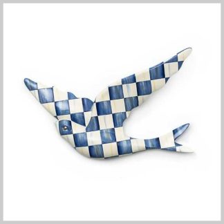 MacKenzie-Childs Swallowtail Wall Decor - Royal Check