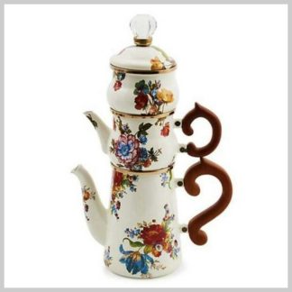 Mackenzie-Childs Flower Market Stackable Coffee Set