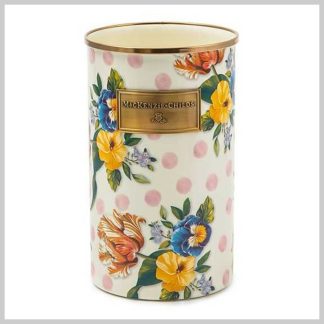 MacKenzie-Childs Wildflowers Pink Utensil Holder