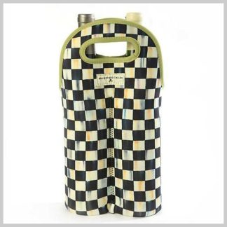 MacKenzie-Childs Courtly Check Wine Tote