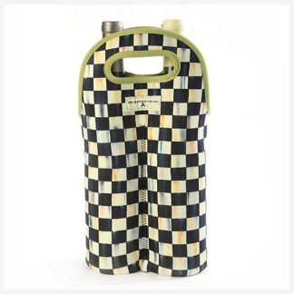 MacKenzie-Childs Courtly Check Wine Tote