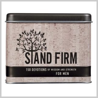 Christian Art Gifts Stand Firm Cards in Tin