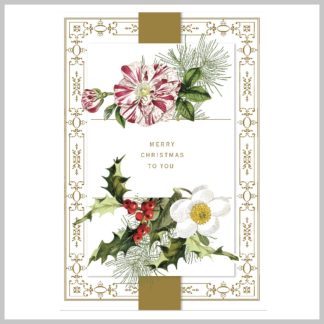 Holiday Greeting Card by Anna Griffin-Layered Botanical