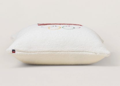 Barefoot Dreams Team USA Olympic Rings Pillow side