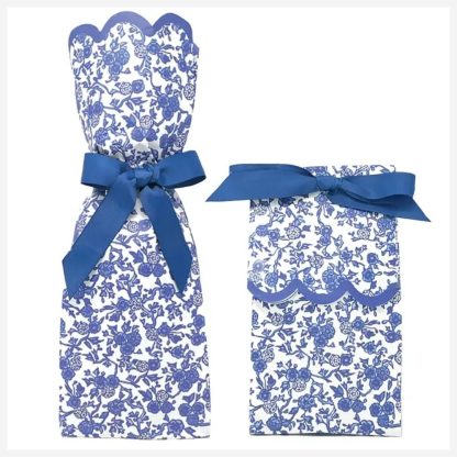 Gift Bottle Bag-Chinoiserie Wine Bag Kit