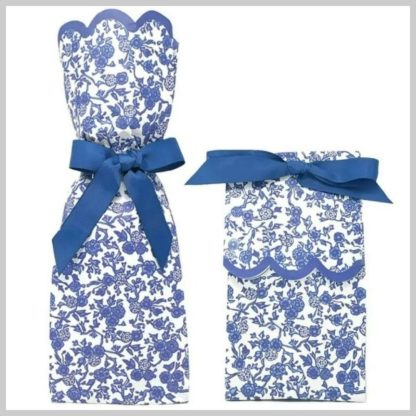 Gift Bottle Bag-Chinoiserie Wine Bag Kit