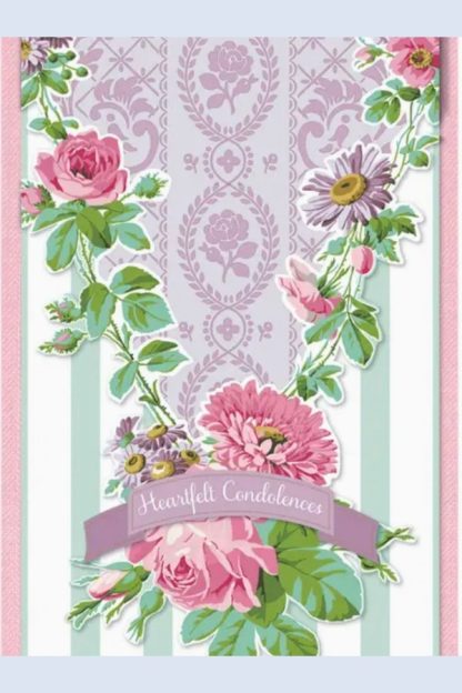 Anna Griffin Amelie Floral Condolences Card