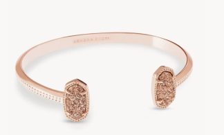 Elton Bracelet in Rose Gold with Drusy