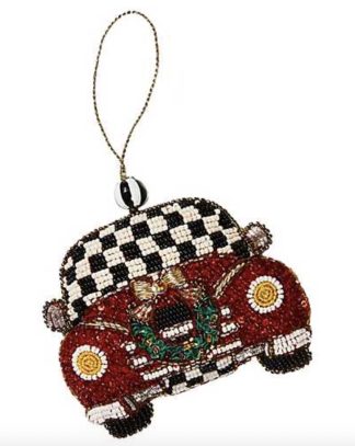 MacKenzie Childs Car Beaded Ornament