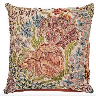 MacKenzie Childs Flower Field Throw Pillow