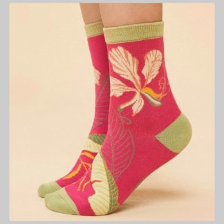 Powder Design Bamboo Socks-Delicious Tropical Rose