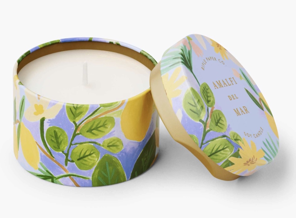 Rifle Paper Amalfi del Mar 3 oz Tin Candle